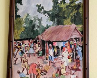 $200 W.DESTIN (Haitian artist) 19x27
