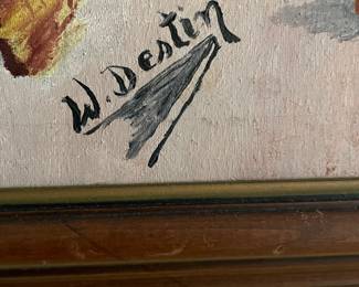 $200 W.DESTIN (Haitian artist) 19x27