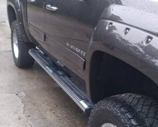 2010 LTZ Silverado Z71 Rocky Ridge package, V8. 6.2 liter. K1500. brand new engine, new tires, Major speed alignment & tire shocks done. Dark grey. black leather interior. 166600 miles approx. Z71 package has Heavy duty rear axel, premium stereo system, 6"lift, towing package, moon roof, sliding back window, real full size spare tire. Tool box. Silent bids only. Come inspect the vehicle during the estate sale. Bids closes Monday Noon. 