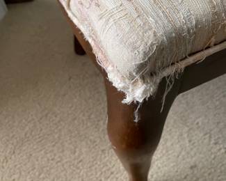 $80 Barrel back cane armchair