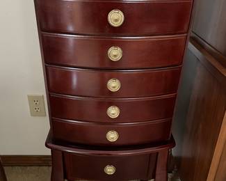 $150 Tall silver chest 16x13x38