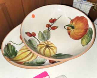 Fall serving bowls