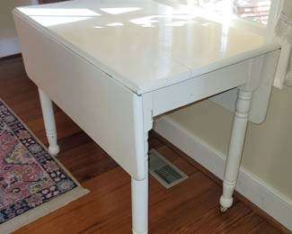 Vintage white painted table