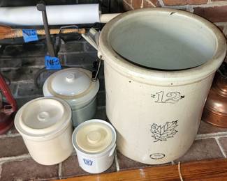 Crocks. 12 gallon Western Stoneware crock