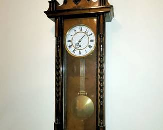 Antique hand-made Vienna style Wall Clock