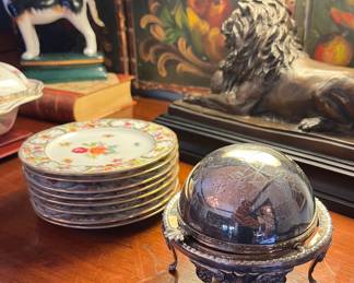 Silver butter keeper