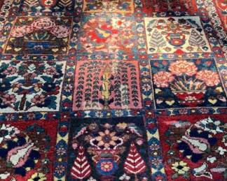 Antique Bakhtiari Tribal Rug