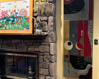 LARGE SAM RED PAINTING!!