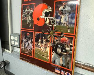 Cleveland Browns clock
