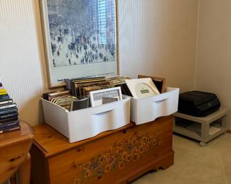 Cedar chest And picture frames