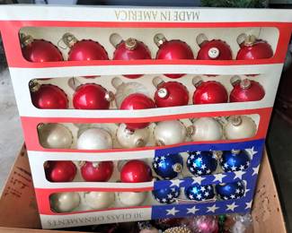 Vintage Christmas ornaments