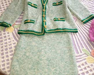 Vintage Hand-knitted outfit