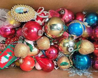 Vintage Christmas ornaments
