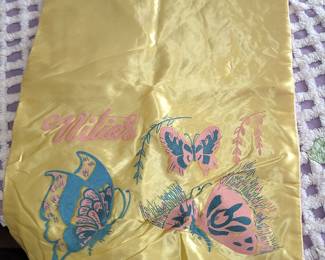 Vintage satin Nities pouch