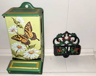 Vintage match holders