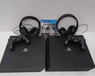 Pair of Sony PlayStation 4 Pro's