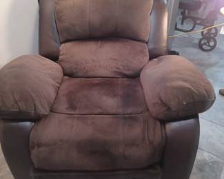 Brown & Chocolate Reclining Chair