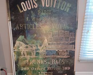 Large Louis Vuitton Canvas Print