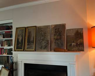 Antique original artwork