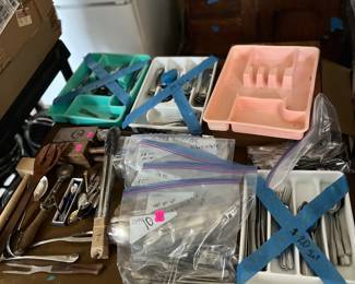 Silverware- stainless and silver plate