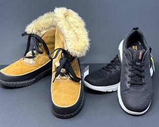 Sketchers Tennis Shoes & Thermolite Winter Boots (size 7)