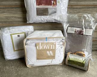 Queen Feather Bedding & Bamboo Sheets