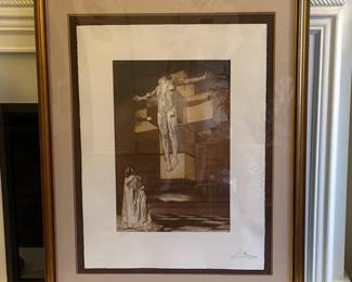 Salvador Dali Hypercube Crucifixion