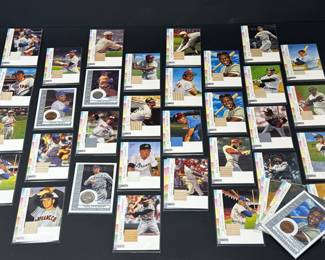 Topps Baseball Gallery Cards- Coins & Jersey Swatches- 40 cards