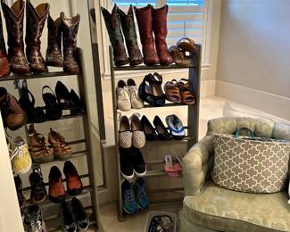 Women's cowboy boots, hiking shoes