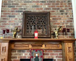 Tracery mantlepiece 