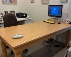 Large desk and Pavilion computer