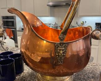 Large copper pot