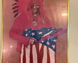 Several poster sized art pieces