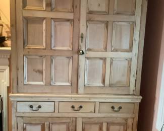 Large pine armoire