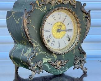 Antique E. Ingraham Co. Mantle Clock
