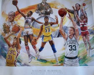 Basketball Hall Of Fame Grand Opening Poster
