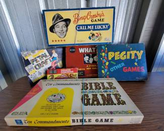 (6) Board Games (Featuring Bing Crosby Game)
