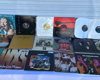 (21) Vinyl Record Albums w/ Janis Joplin & Eric Clapton & More
