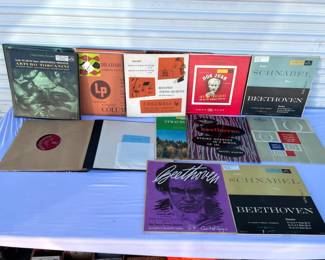 Bach, Beethoven, Don Juan, Brahms, Toscanini Vinyl Record Albums 33 1/3 RPM
