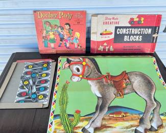Vintage Donkey Party Game
