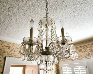 There are 3 beautiful chandeliers all will be for sell.