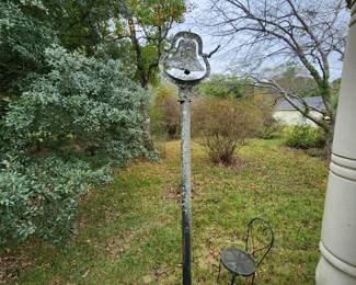 Bell and pole will be sold as well, must have help getting it up and loaded