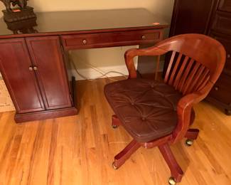 desk and chair