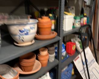 planters and garden supplies