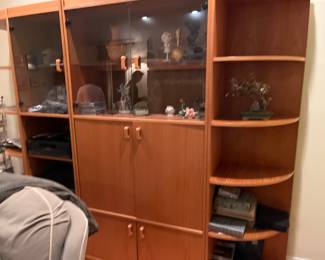 wall unit three pieces