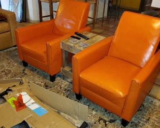 orange reclyners
