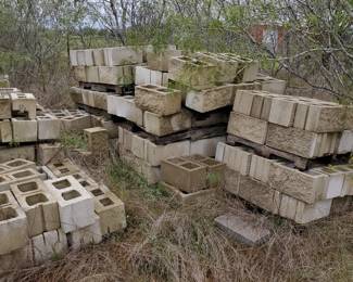 textured cement blocks