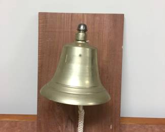 Solid brass dinner bell. Probably 40 years old used at a house on Lake Martin.