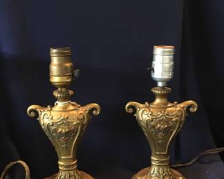 Heart boudoir lamps 10 1/2 “ tall a rare find 