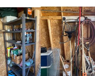 Whole Wall Of Outside Tool Goodness